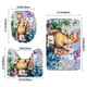 thumbnail image 3 of Juego de Alfombras de Baño Desmarcar Terciopelo Coral 3 Piezas, 3 of 6