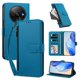 thumbnail image 2 of Funda con Billetera para [Xiaomi Redmi A3 4G] con Bolsillo Zipper y Tarjetero Azul lago, 2 of 6
