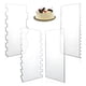 thumbnail image 1 of Juego de raspadores acrílicos para pasteles, espátula para crema, 4 piezas 2 en 1, raspador lateral, peine para decoración de pasteles, herramienta de bricolaje para crema de mantequilla., 1 of 7