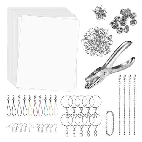 Bothyi - Kit De Papeles De Cine De Punta De Calor Suministros De Bricolaje Para Llaves Collar Al Día Del Padre Estilo B