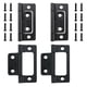 thumbnail image 1 of Bisagras para puerta SDTC Tech sin mortaja, tipo libro, 4 piezas, negras, 1 of 7