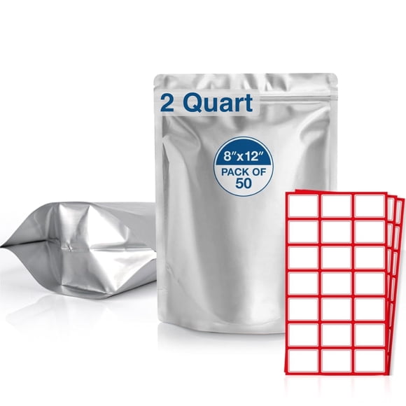 Bolsas Mylar BELLE KR 50 piezas 2 cuartos 20x30 cm