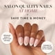 thumbnail image 2 of Set de uñas Glamnetic MadAmn White French Tip 24 de Press On Nails, 2 of 6