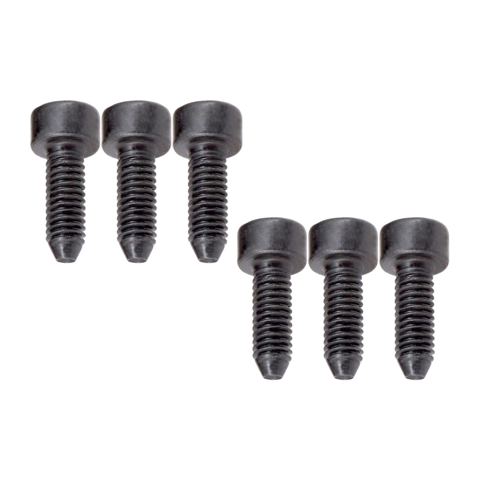 Bothyi - Sillines De Puente De Guitarra Eléctrica Tornillos De Cuerda De Bloqueo Para Reparación De Guitarra Negro