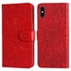 thumbnail image 4 of Funda tipo cartera FOXDOCK para iPhone Xs Max , diseño girasol en relieve, cuero PU, cierre magnético, soporte y tarjetero, 4 of 5