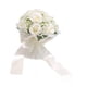 thumbnail image 1 of Bouquet De Boda Para La Novia Flores De Seda Artificial Elegante Bouquet White, 1 of 5