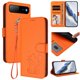 thumbnail image 2 of Funda Volteable con Diseño de Gato para Infinix Hot 60i 5G, Naranja, 2 of 6