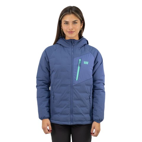 Hardwork - Parka Insulada Hw Explorer Mujer Deep Blue