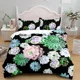 thumbnail image 1 of Tropical Giant Leaves Nordic Duvet Cover Set Double Bed Linen Set Bed Sheets, 1 of 5