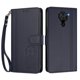 thumbnail image 3 of Funda Cartera Trébol para Xiaomi Redmi Note 9 4G con Ranuras Tarjetas y Carga Inalámbrica Azul oscuro, 3 of 6