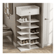thumbnail image 4 of Zapatero Organizador Estante Zapatos 14 Pcs Hall Armario Blanco, 4 of 4