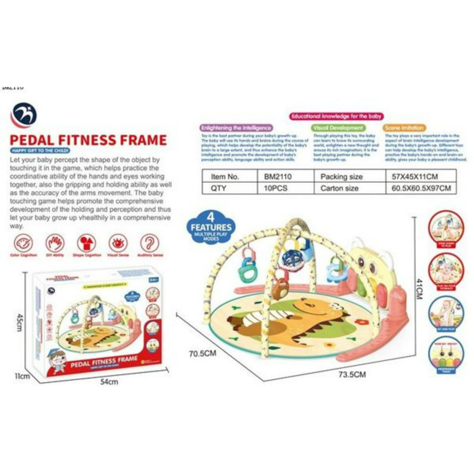 Genérico - Alfombra Musical Con Piano Set Estimulación Para Bebe