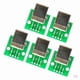 thumbnail image 2 of 25 Piezas USB Tipo B Placa De Conexión Hembra A Adaptador De Conector Convertidor DIP, 2 of 6