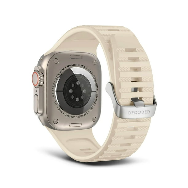 Banda para Apple Watch 49mm de Silicona UT Decoded Blanca Lider