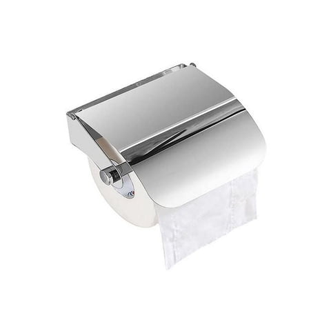 Genérico - Porta Rollo Papel Higiénico Acero Inoxidable