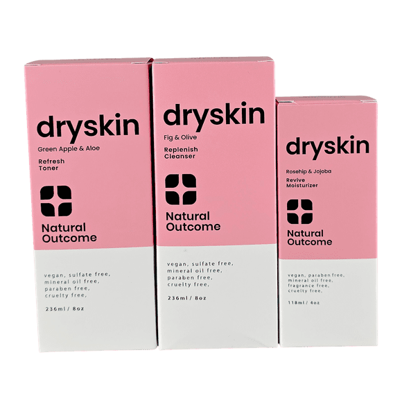 Skincare Set Nautral Outcome Dry Skin Daily Hydrating 240mL