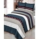 thumbnail image 3 of Quilt De Verano 2 Plazas Diseño Rayas 230x250 Cm Gris, 3 of 4