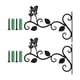 thumbnail image 1 of 2 Cestas Colgantes Para Colgar En La Pared, Colgador De Plantas Con Ganchos, Hada De Pie De 3 Hojas, 1 of 5