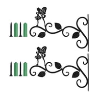 Ioensy - 2 Cestas Colgantes Para Colgar En La Pared, Colgador De Plantas Con Ganchos, Hada De Pie De 3 Hojas
