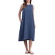 thumbnail image 1 of INSPIRE CHIC Vestidos de Lino para Mujer Regreso a Clases Cuello Redondo Ajuste Suelto Vestido Sin Mangas Casual con Bolsillos S Azul Marino, 1 of 6