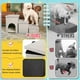 thumbnail image 2 of Escaleras para mascotas con espacio de almacenamiento plegable para perros y gatos, 2 of 10