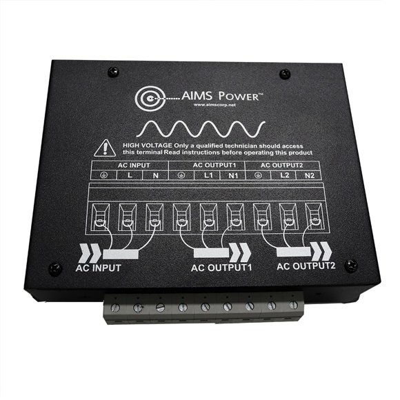 Interruptor de gestión de energía AIMS Power 120 V 18 A para control de carga