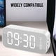 thumbnail image 5 of Despertador para dormitorio/oficina, reloj digital con altavoz Bluetooth, despertador para personas con sueño pesado., 5 of 5