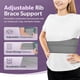 thumbnail image 3 of Rib Brace BraceAbility Broken Rib para hombres y mujeres, color gris, 3 of 8