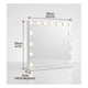 thumbnail image 2 of Espejo Hollywood Maquillaje 14 Luces LED Tocador Profesional Blanco, 2 of 5