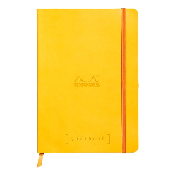 Cuaderno Rhodia Goalbook A5 punteado amarillo narciso