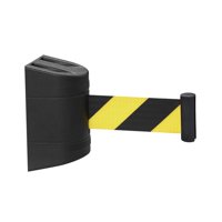 Magideal - Barrera De Pared De Multitudes, Barrera De Cinturón Montada En La Pared, De Control De Multitudes Fija Para Estadios, Desfiles, , 300Cm Negro