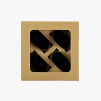 Decoexpress - Set 4 Argollas Servilletas Negro