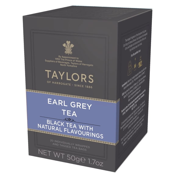 Tea Taylors of Harrogate Earl Grey, paquete de 120 bolsas