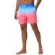 thumbnail image 4 of INSPIRE CHIC Pantalones Cortos de Playa para Hombre con Cintura Elástica de Verano y Cordón, Gradiente de Color en Contraste 28 Azul Rojo, 4 of 6