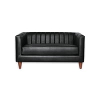 Latam Home - Sofa Sorrento 2 C Cuero Kentucky Negro
