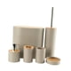 thumbnail image 3 of 6 Uds Accesorios De Ba?o Cepillo De Inodoro Portátil Para Dormitorio Hogar Granja Beige, 3 of 5