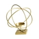 thumbnail image 4 of Candelabro De Metal Con Soporte Para Decoración De Centros De Mesa, Redondo, Dorado, 4 of 5