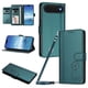 thumbnail image 1 of Funda Cartera Trébol para iPhone Air con Ranuras Tarjetas y Carga Inalámbrica Verde oscuro, 1 of 6