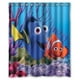 thumbnail image 1 of Cortina de ducha de Buscando a Nemo, juego de cortina de baño con ganchos, tamaño 60 x 72 pulgadas, 1 of 3