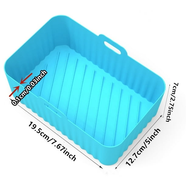 Upgrade Your Air Frying Game with Reusable Silicone Liners - Perfect Fit for Air Fryers, Easy to Clean, Saves Fried Rice - Available in 1/2PCS