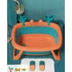 thumbnail image 4 of Bañera Tina Bebe Plegable Plegable Cangrejo Naranja, 4 of 5