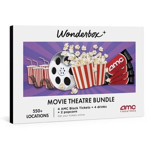 Disfruta Del Paquete Wonderbox Amc Para Salas De Cine Gift