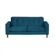 thumbnail image 1 of Sofa Salerno 3C Tela Velvet Azul Petroleo, 1 of 4
