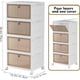 thumbnail image 3 of Organizador plástico YFXCVSL de 4 niveles, 28 QT, apilable con ruedas, 3 of 3