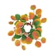 thumbnail image 3 of Decoración De Anillo De Vela De Hoja De Eucalipto Simulada Para Fiestas De Cumpleaños Resistente Naranja, 3 of 5