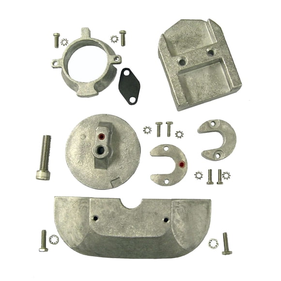 Kit de ánodos Tecnoseal Mercury Alpha 1 Gen 2 con herrajes de magnesio