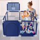 thumbnail image 3 of Corral de seguridad para niños cuadrado con aro de basket, azul, 3 of 3