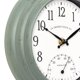 thumbnail image 2 of Reloj de pared La Crosse Clock 20 cm verde salvia con pantalla de temperatura, 2 of 7