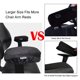 thumbnail image 5 of Silla de oficina ergonómica de espuma viscoelástica Armrest Pads Aloudy, 5 of 9