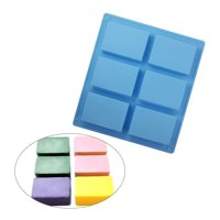 Genérico - Moldes Silicona Jabon Moldes Hielo Molde Jabon 6 Cavidades